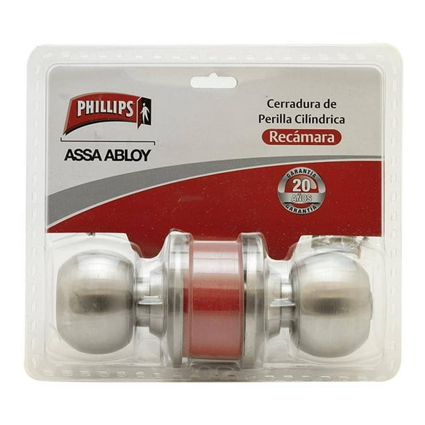 Cerradura Phillips Assa Abloy para Recámara de Perilla Cilíndrica