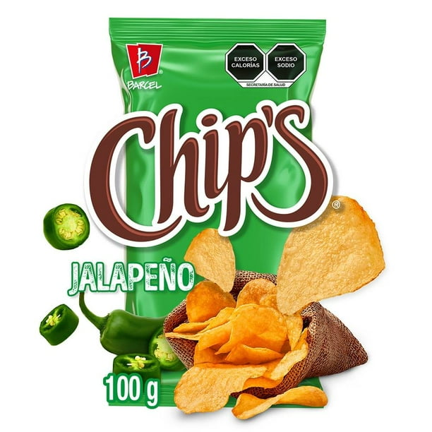 Papas fritas Barcel Chips sabor jalapeño 100 g