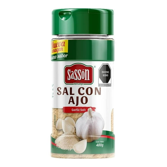 Sal con ajo Sassón 400 g