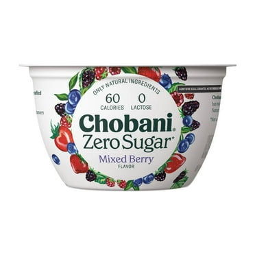 Yogurt Chobani zero sugar mixed berry 150 g
