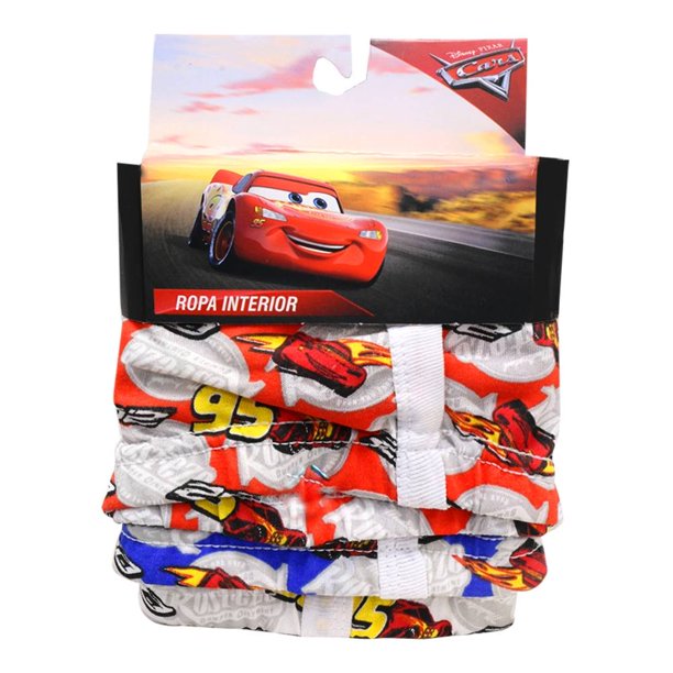 Ropa Interior Disney Pixar Cars 3 Piezas Talla 2