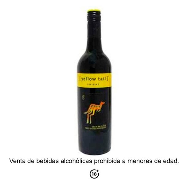 Vino Tinto Yellow Tail Shiraz 750 ml