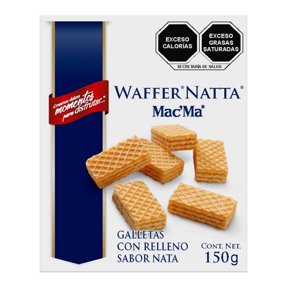 Galletas Mac´Ma Waffer Natta 150 g