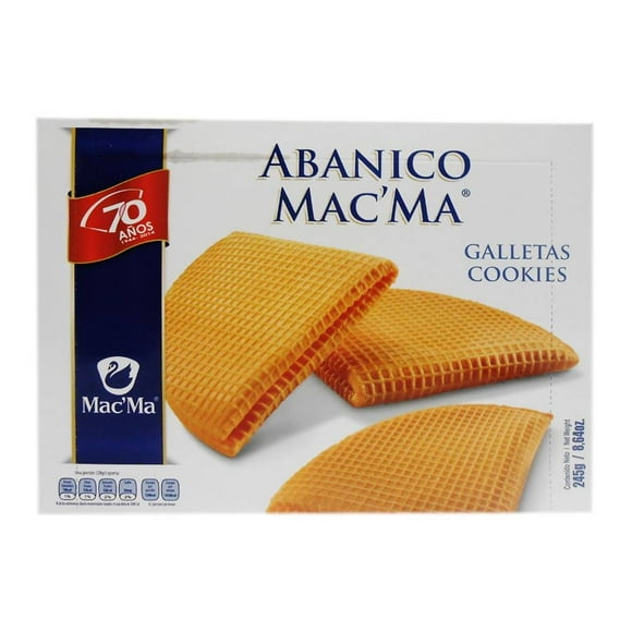 Galletas Mac´Ma abanicos 245 g