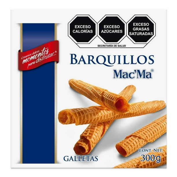 Galletas Mac´Ma barquillos 300 g