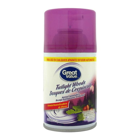 Repuesto de aromatizante ambiental Great Value bosques de crepúsculos  175 g