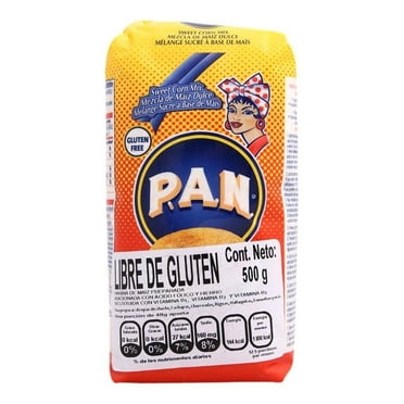 Harina de maíz PAN preparada libre de gluten 500 g