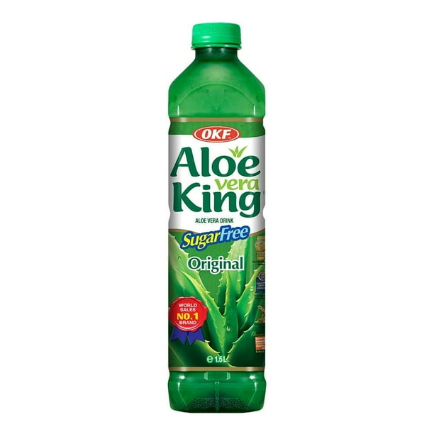 Bebida de aloe vera OKF original sin azúcar 1.5 l