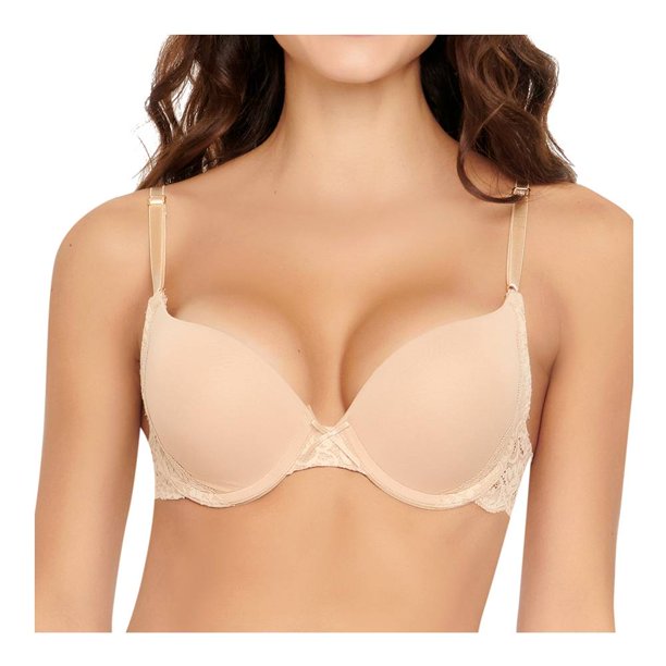 Brasier Ilusión Push Up Camello Talla 32B