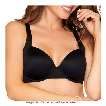 Brasier Ilusión Copa Completa Negro Talla 38B