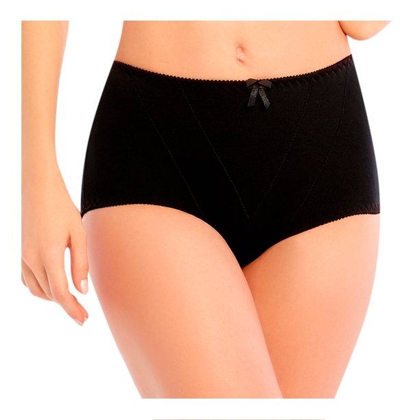 Pantaleta Ilusión para Mujer, Control Negro Talla EEG