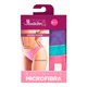 thumbnail image 1 of Bikini Ilusión para Mujer, Multicolor Microfibra Transpirable 1 Paquete con 3 Piezas Talla CH, 1 of 4