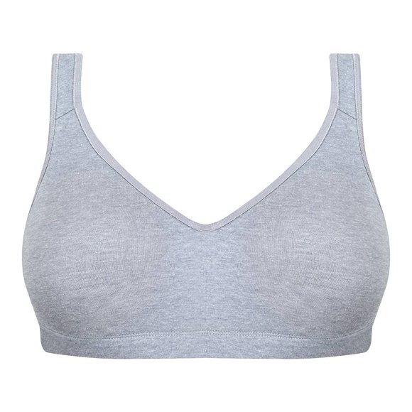 Top Fruit Of The Loom para Mujer, Fresco Gris Talla M