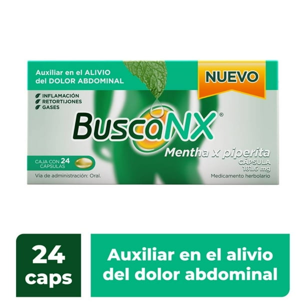 Buscapina BuscaNX menta 24 cápsulas