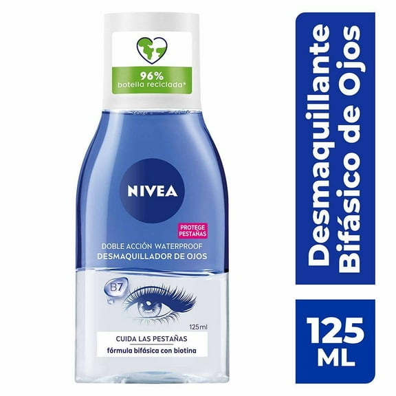 Desmaquillante NIVEA bifásico de ojos con flor de aciano 125 ml