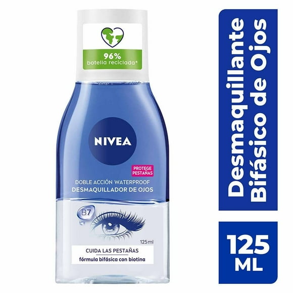 Desmaquillante NIVEA bifásico de ojos con flor de aciano 125 ml