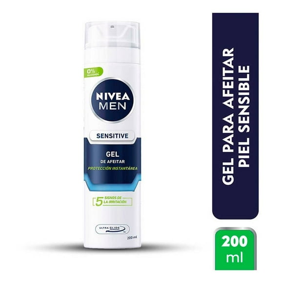 Gel para afeitar NIVEA MEN Sensitive para piel sensible 200 ml