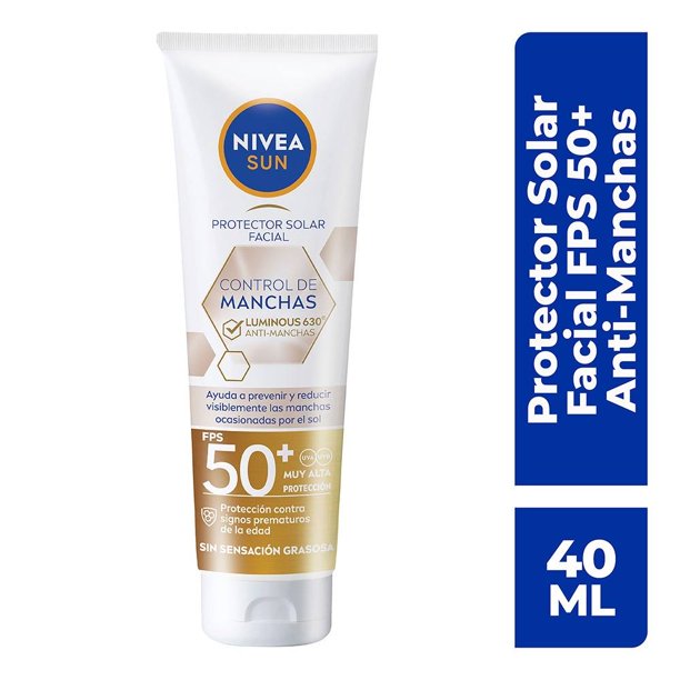 Protector solar facial Nivea Nivea Sun tubo, protector solar facial fps 50+