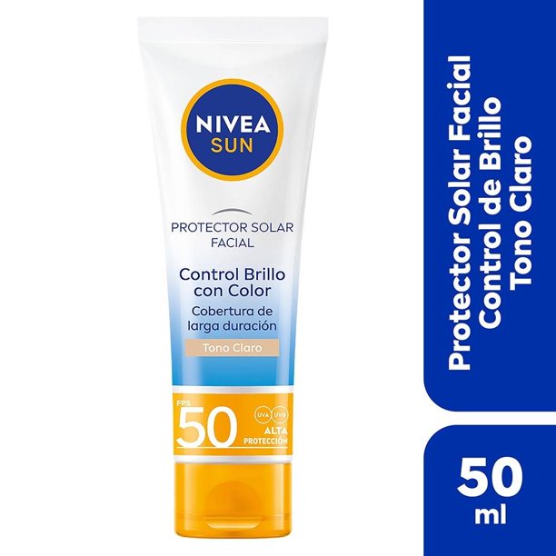 Protector solar facial Nivea Nivea Sun fps 50+ efecto matificante 50 ml