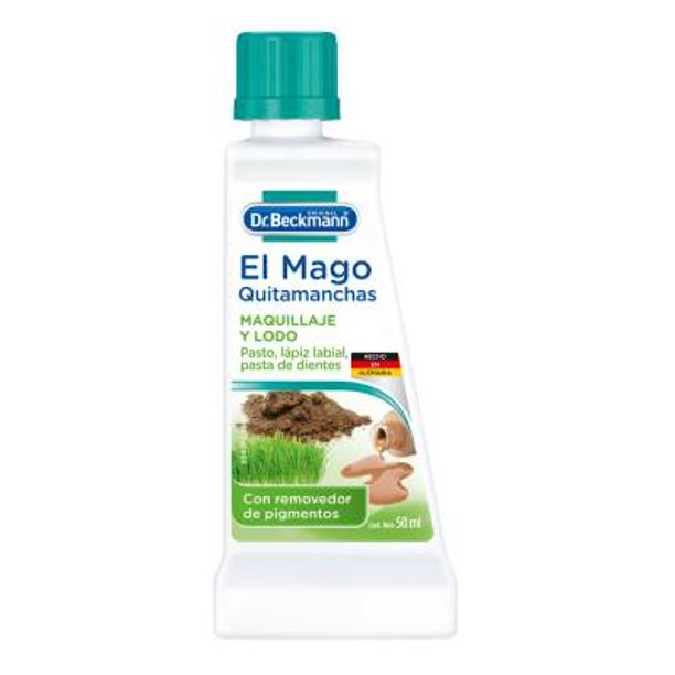 Quitamanchas Dr Beckmann El Mago 6 pasto maquillaje y lodo 50 ml