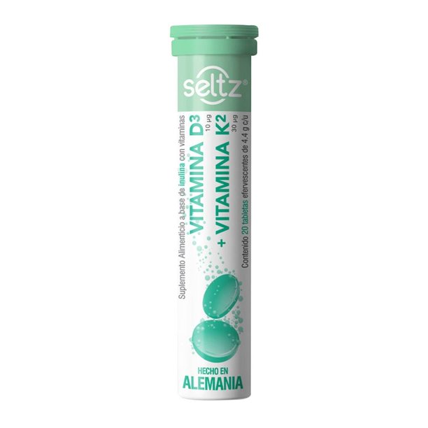 Suplemento alimenticio Seltz 10 µg/30 µg 20 tabletas efervescentes de 4.4 g c/u