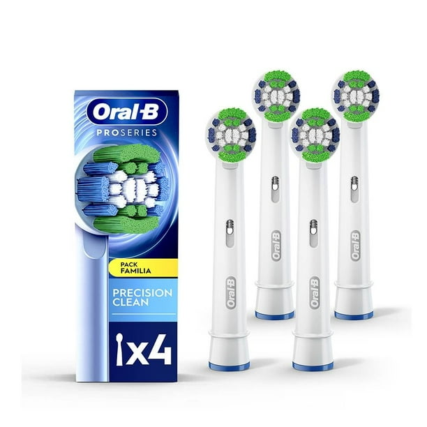 Cabezal redondo de repuesto para cepillo eléctrico Oral-B Precision Clean 4 pzas