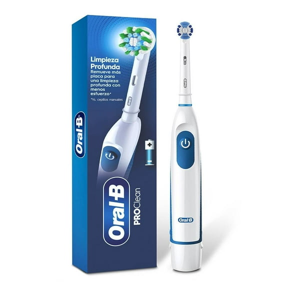 Cepillo de Dientes Eléctrico Oral-B Power cabezal redondo Precision Clean, blanco 1 pza