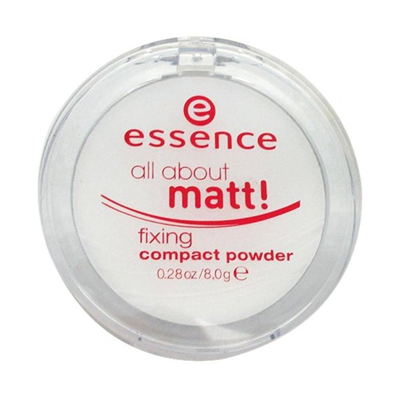 Polvo compacto Essence all about matt flxing blanco 8 g