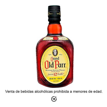 Whisky Old Parr 12 años Blended Scotch 750 ml