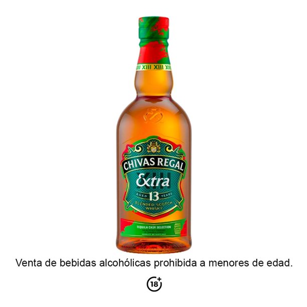 Whisky Chivas Regal Extra 13 años tequila 750 ml