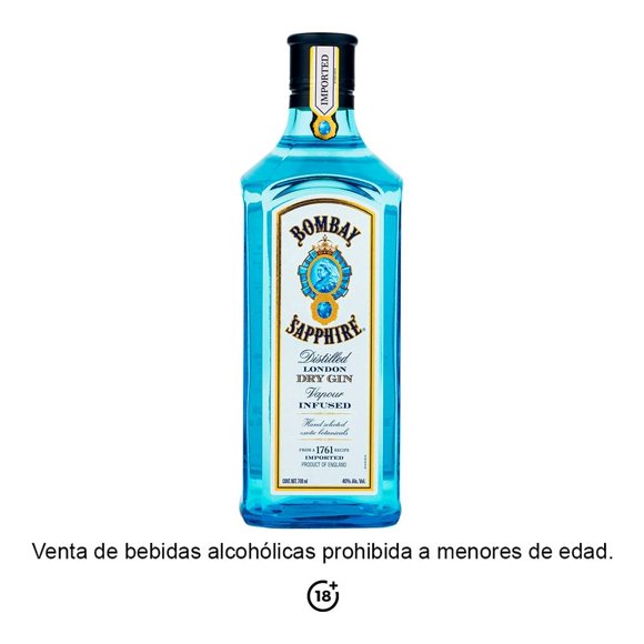 Ginebra Bombay Sapphire 700 ml