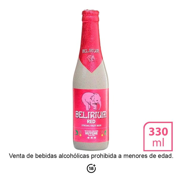 Cerveza Delirium red 330 ml