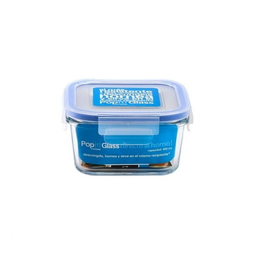 Contenedor de vidrio para alimentos Popit! hermético 450 ml