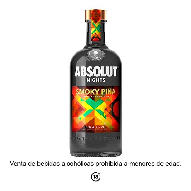 Vodka Absolut Smoky Píña 700 ml