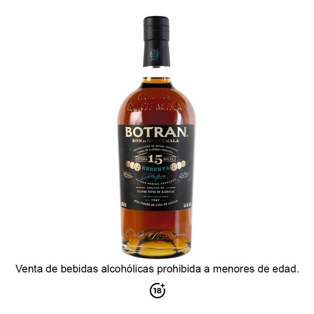 Ron Botran 15 añejo solera 750 ml