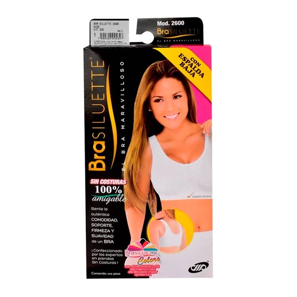 Brasier BraSiluette para Mujer Espalda Baja Nude Talla EG