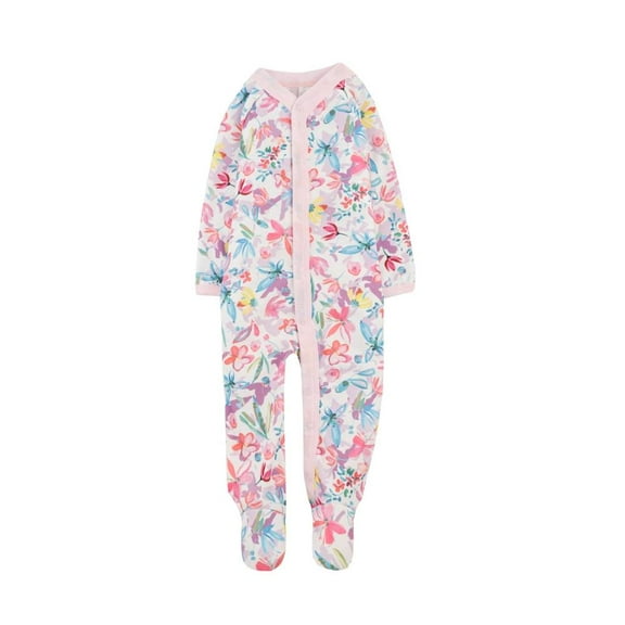 Mameluco Baby Creysi One For You Niña 3M Estampado de Flores Grandes Rosa