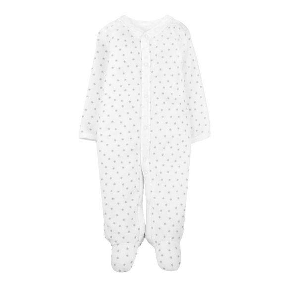 Mameluco Baby Creysi One For You Unisex 3M Estampado de Estrellas Blanco