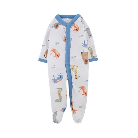 Mameluco Baby Creysi One For You Niño 18M Estampado de Animales Friends Azul