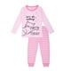 thumbnail image 1 of Pijama Baby Creysi Niña 2A Gatito Rayas Rosa 2 Piezas, 1 of 3