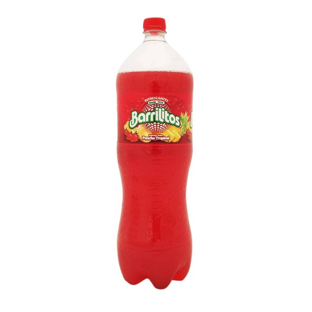 Refresco Barrilitos sabor ponche tropical botella de 2 l