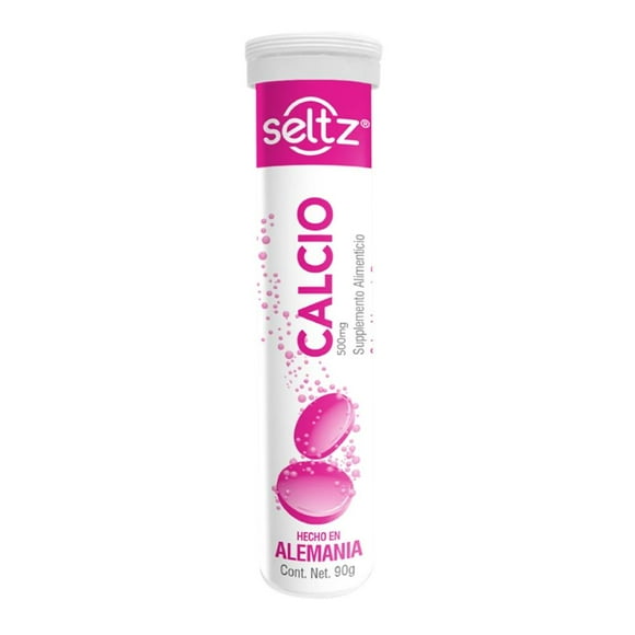 Suplemento alimenticio Seltz 500 mg calcio 90 g