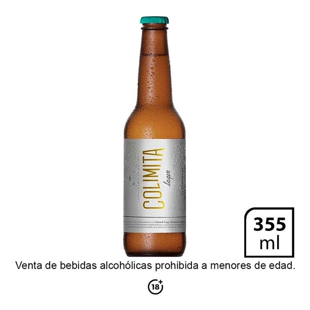 Cerveza artesanal Colimita lager 355 ml