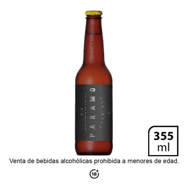 Cerveza artesanal Paramo pale ale 355 ml