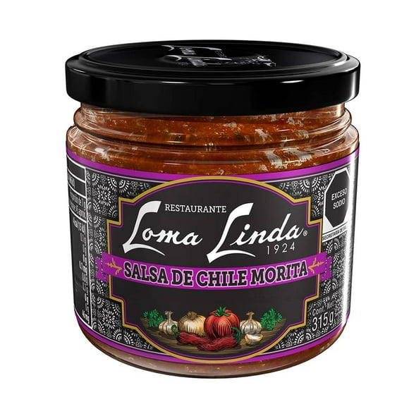 Salsa artesanal Loma Linda de chile morita 315 g