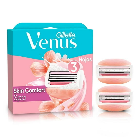 Cartucho de rastrillo Gillette Venus Spa para mujer con barras humectantes 2 pzas