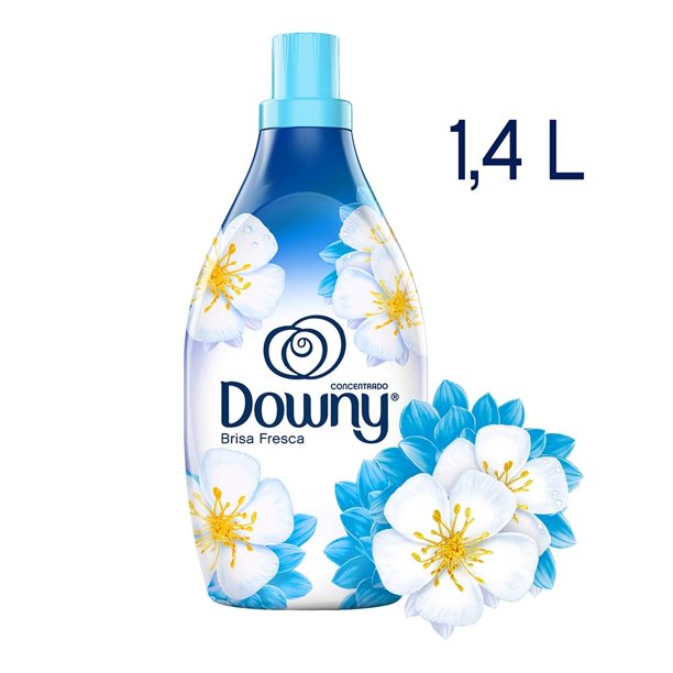 Suavizante de telas Downy Brisa Fresca aroma fresco con toque de algodón  1.4 l