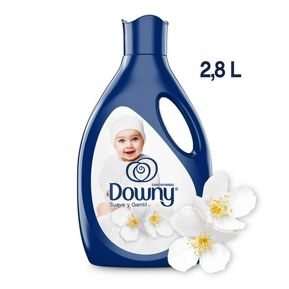 Suavizante de telas Downy Suave y Gentil Para ropa de bebé 2.8 l