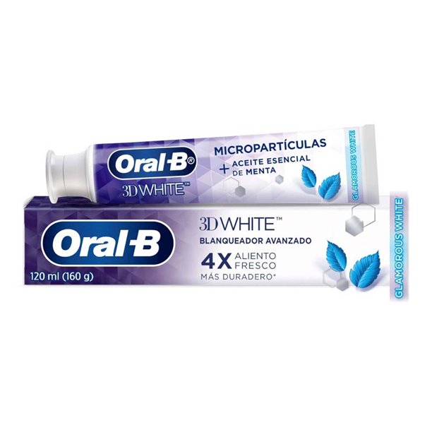 Pasta de dientes Oral-B 3D White Blanqueador Avanzado, con flúor 120 ml