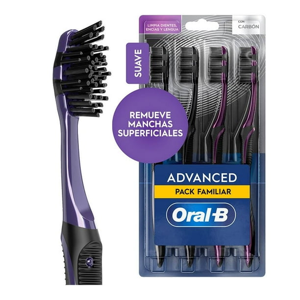 Cepillo dental Oral-B Advanced 5 Acciones con carbón 4 pzas